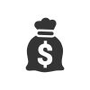 Beautiful, Meticulously Designed Money Bag Icon